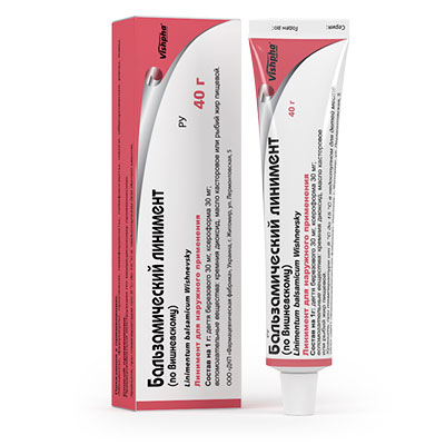 Препарат Бальзамический линимент (по Вишневскому).